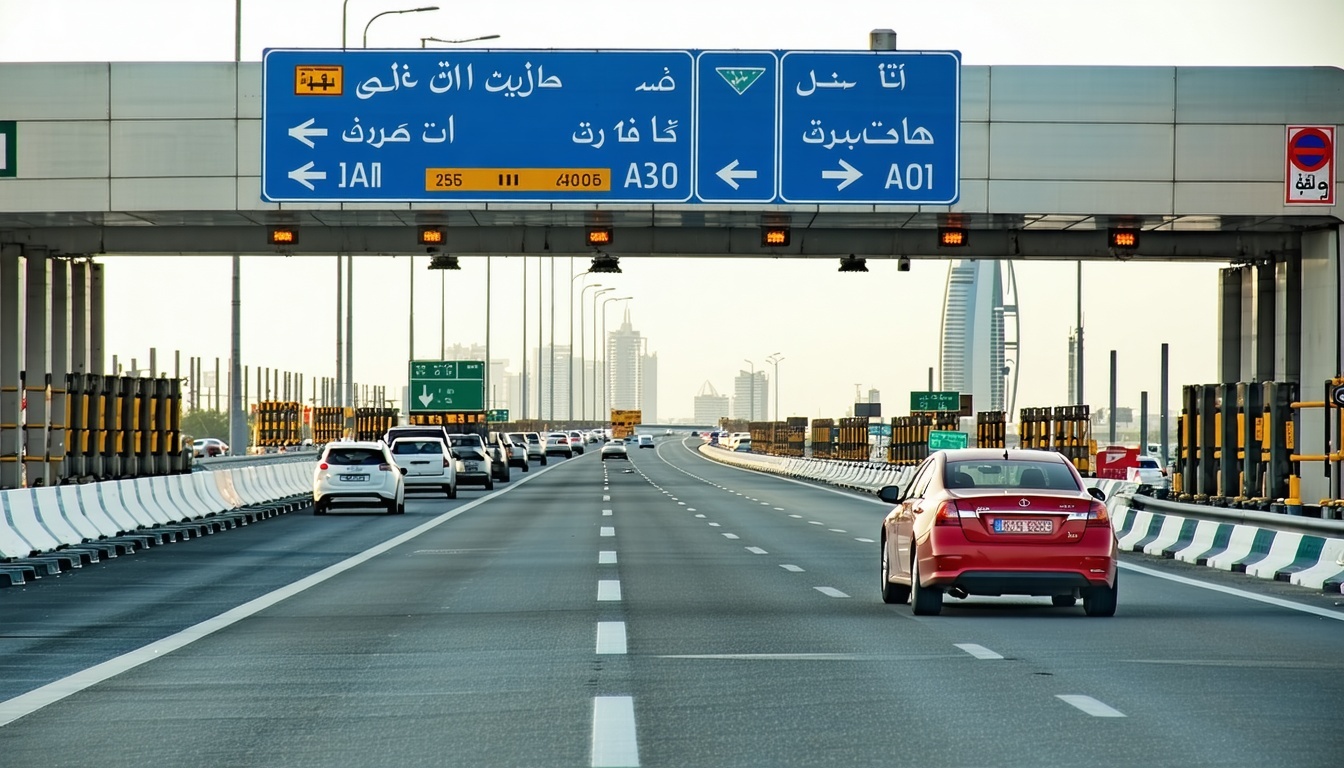 Seamless toll payment system in Dubai